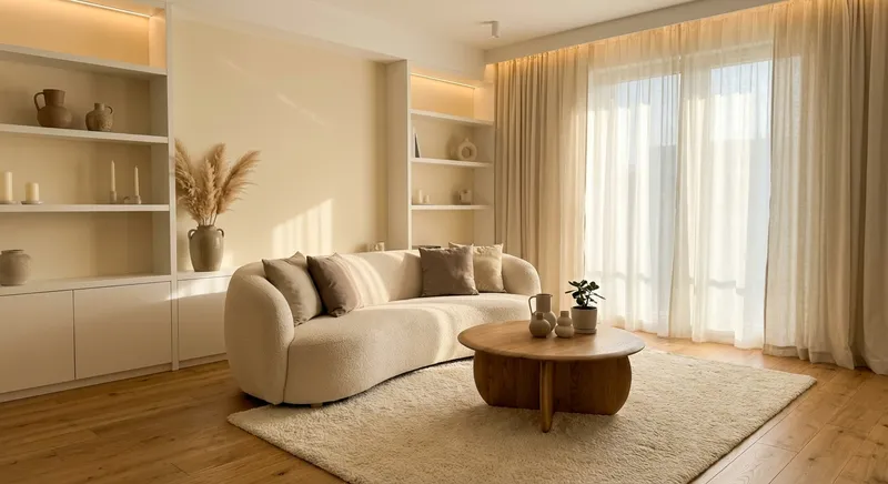 Mieszkanie Bialoleka Nowa - Soft Minimalist