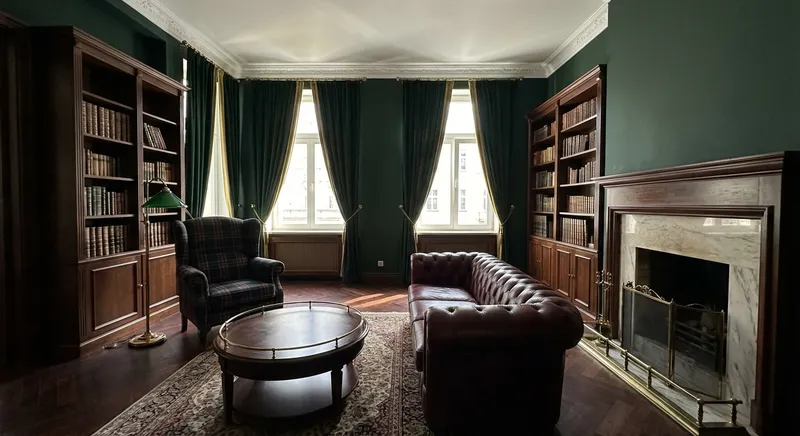 Mieszkanie 70m² Czerniaków - British Traditional