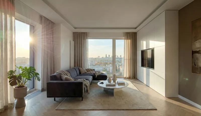 Mieszkanie 85m² Mokotów - Minimalizm