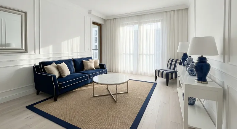 Mieszkanie Mokotow Sielce - Hamptons Style