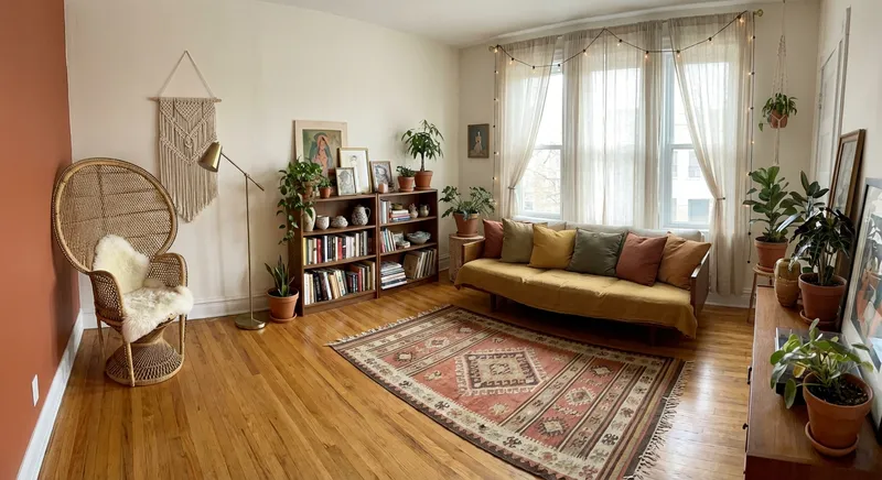 Mieszkanie 52m² Muranów - Boho Eclectic