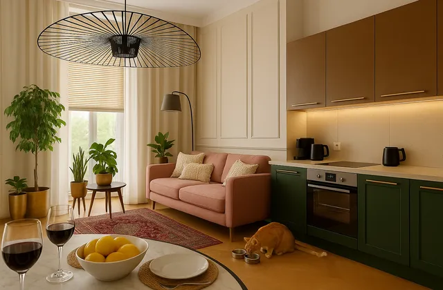 Mieszkanie Eklektyczne 45m² Ochota