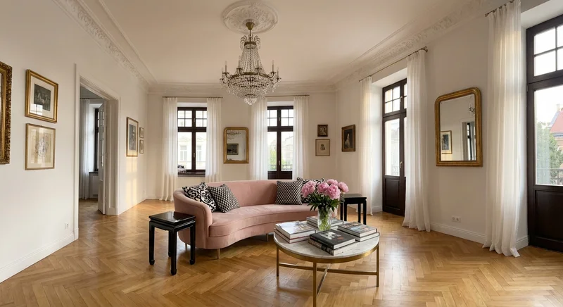 Mieszkanie na Powislu - Parisian Chic