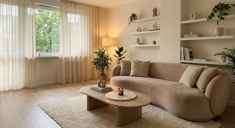 Mieszkanie Ursynow Natolin - Soft Minimalist