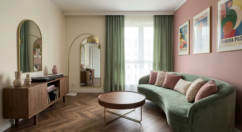 Mieszkanie Wlochy Nowe - Modern Retro