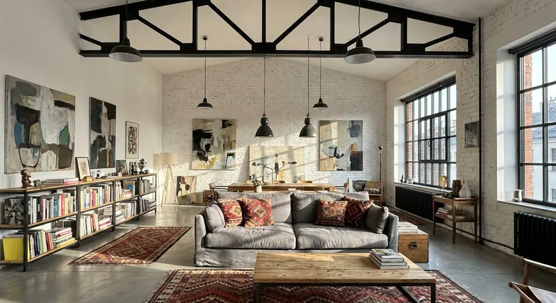 Mieszkanie Wola Fabryczna - Industrial Loft