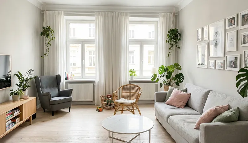 Mieszkanie 72m² Żoliborz - Skandynawski