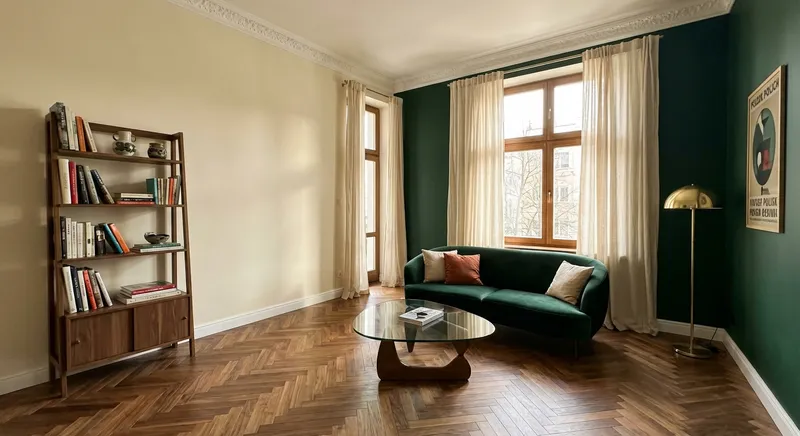 Mieszkanie Zoliborz Stary - Modern Retro