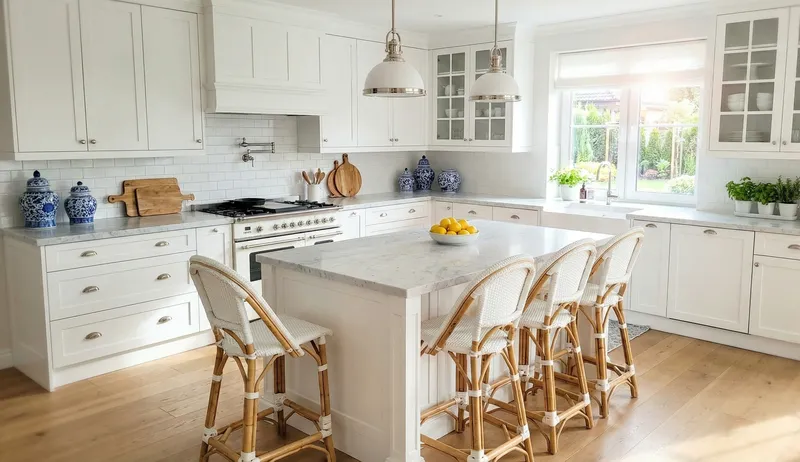 Kuchnia w stylu Hamptons