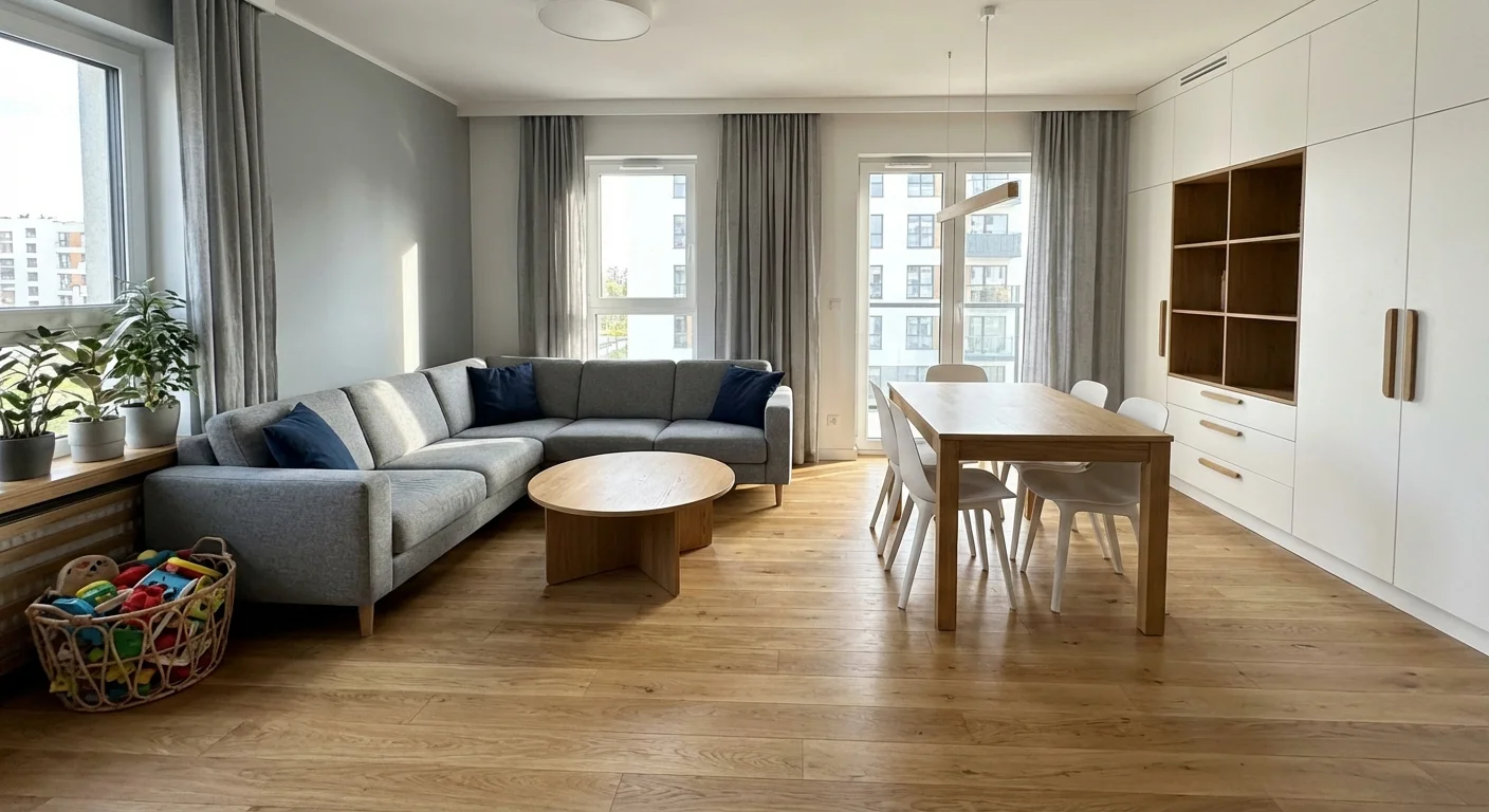 Bemowo 72 m² - styl funkcjonalny