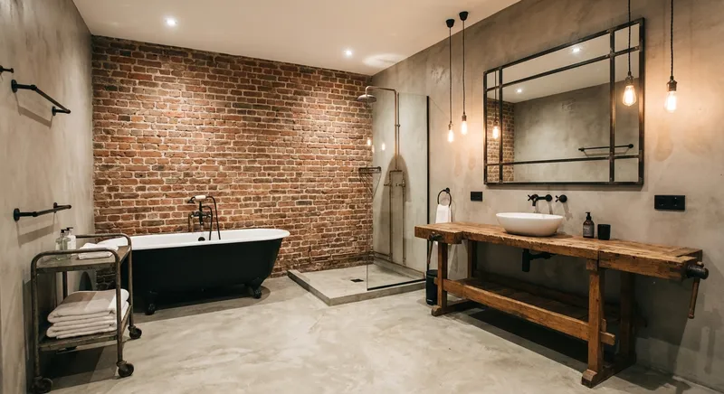 Łazienka w stylu NY Loft
