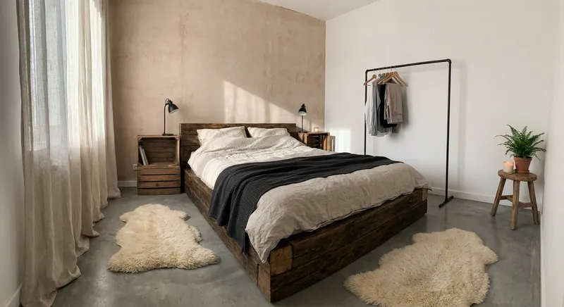 Sypialnia Rustic Modern