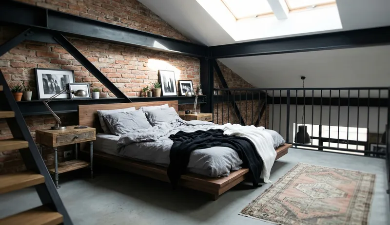 Sypialnia na antresoli