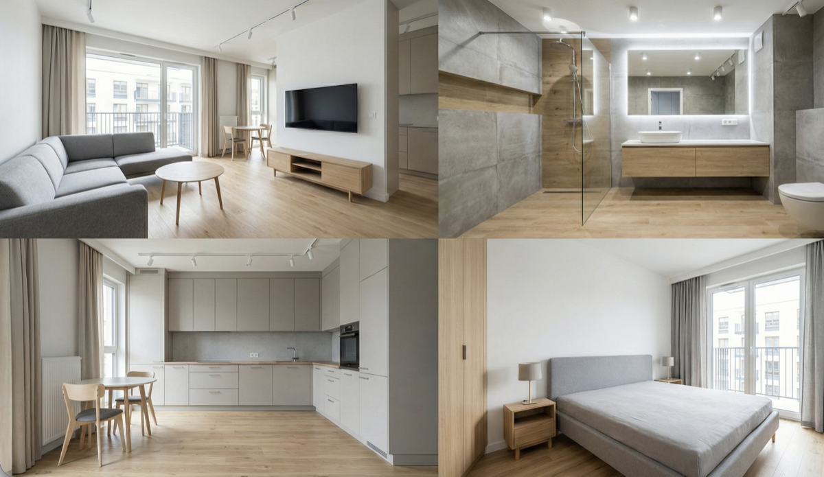 Remont 55m² Wola - Nowoczesny