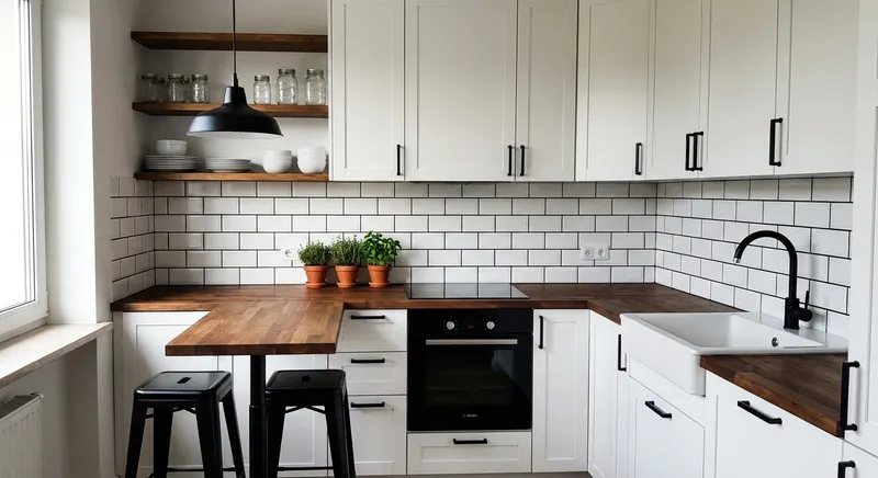 Kuchnia z Czarnymi Akcentami