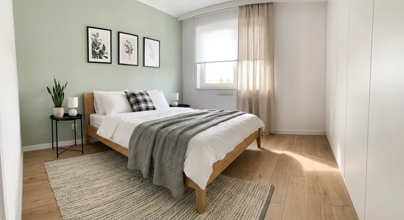 Sypialnia w Stylu Farmhouse